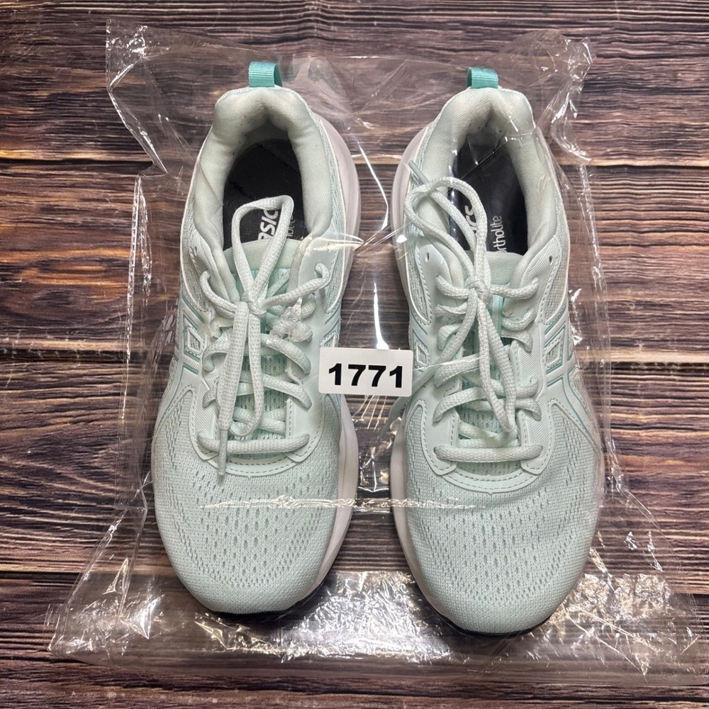 Asics Womens Gel-Contend 9 Running Sz7.5 Shoes Soothing Sea/Oasis Green 1012B681 - Picture 13 of 13